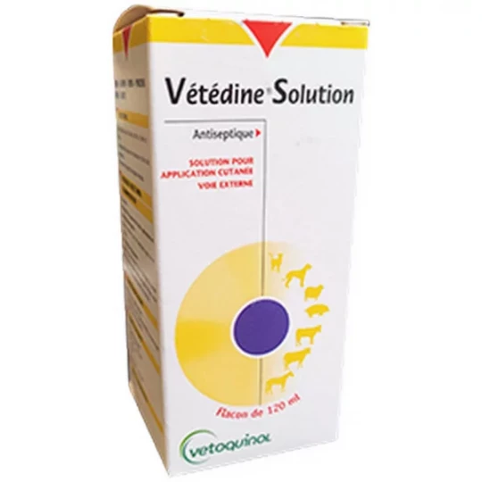 Vétédine Solution Antiseptique 120 ml
