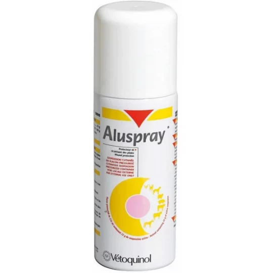 Vetoquinol Aluspray Protecteur et Cicatrisant des Plaies 210 ml
