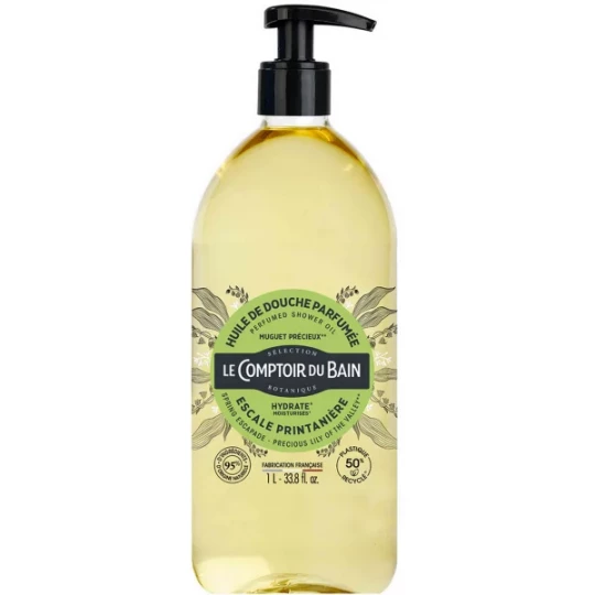 Le Comptoir du Bain Huile de Douche Parfumée Escale Printanière 1 L