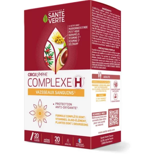 Santé Verte Circulymphe Complexe H Sticks x 20
