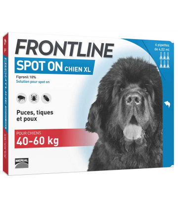 Frontline Spot On Chien XL x 6