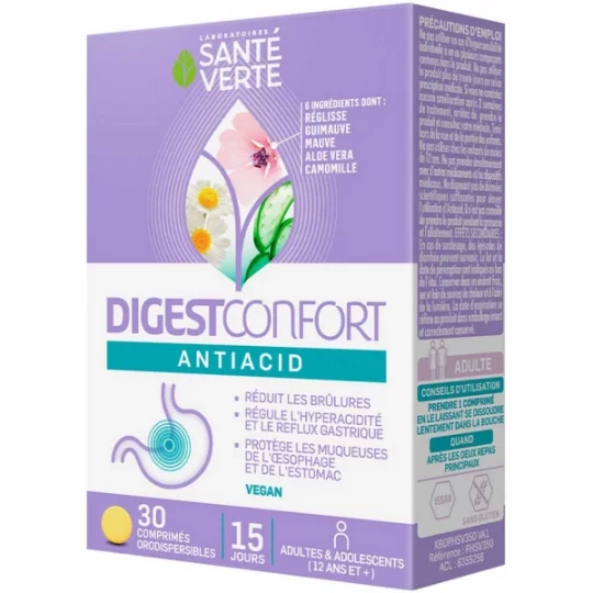 Santé Verte Digest Confort Antiacid Comprimés x 30