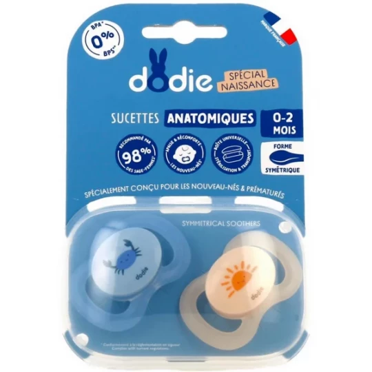 Dodie Sucettes Anatomiques Naissance 0-2 Mois x 2 - image 2