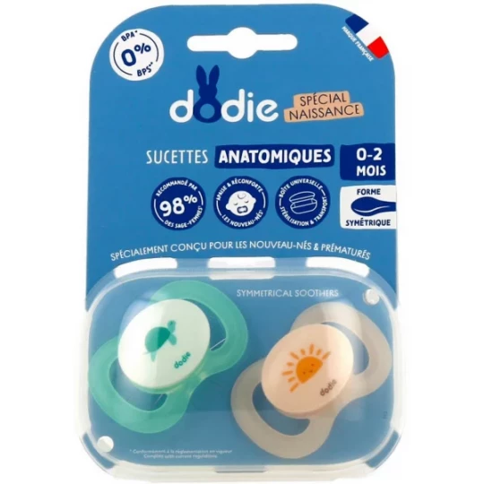 Dodie Sucettes Anatomiques Naissance 0-2 Mois x 2 - image 3