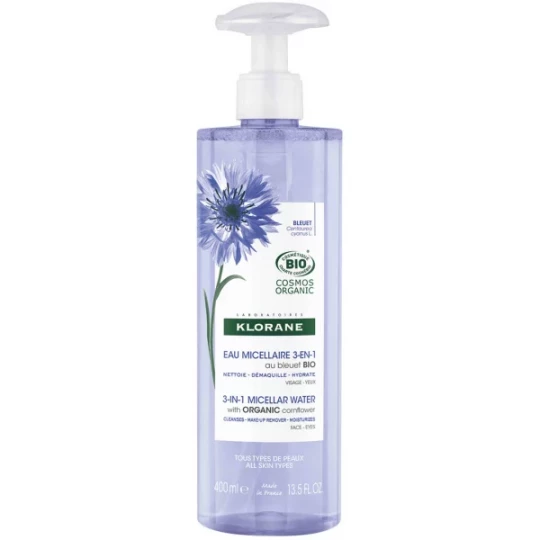 Klorane Eau Micellaire Démaquillant 3 en 1 Bleuet Bio - image 2