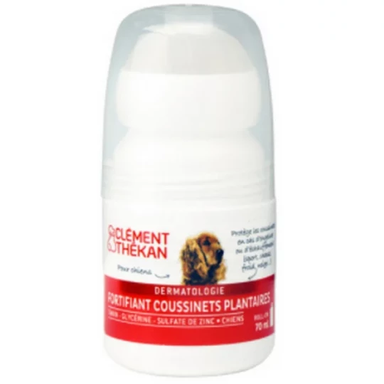 Clément Thékan Fortifiant Coussinets Plantaires Chien Roll'On 70 ml