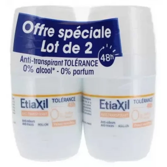 Etiaxil Anti-Transpirant Tolérance 48h Roll-On - image 1