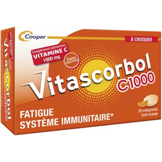 Vitascorbol Vitamine C 1000 mg Comprimés à Croquer - image 2