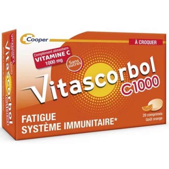 Vitascorbol Vitamine C 1000 mg Comprimés à Croquer - image 3