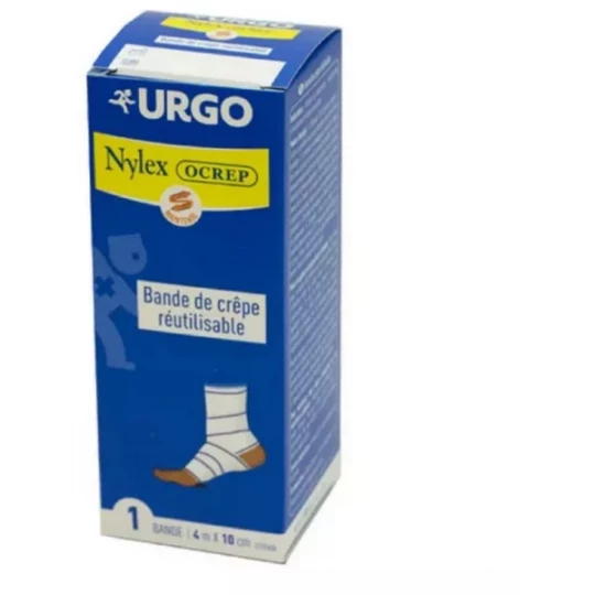 URGO Nylex Ocrep Bande de Crêpe 4 m x 10 cm