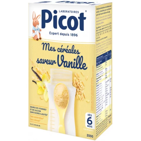 Picot Mes Céréales Saveur Vanille 200 g