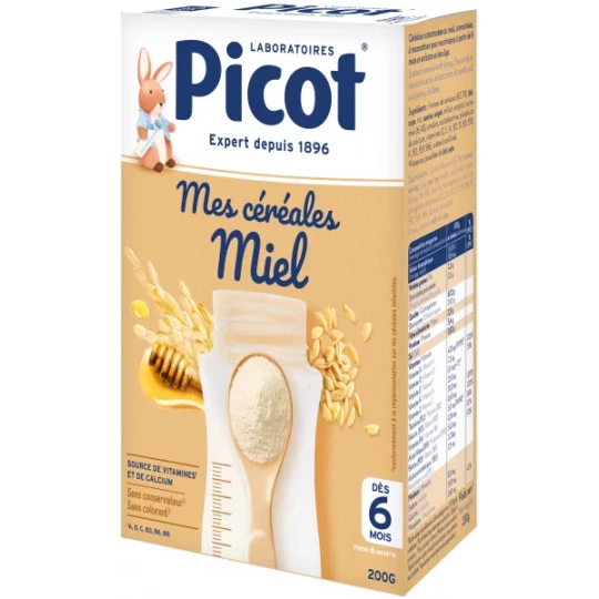 Picot Mes Céréales Miel 200 g