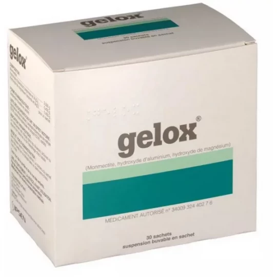 Gelox Suspension Buvable En Sachets x 30