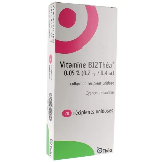 Vitamine B12 Thea Collyre 0,05 % x 20