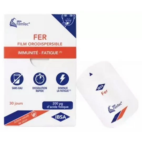 IBSA FilmTec Fer Films Orodispersibles x 30