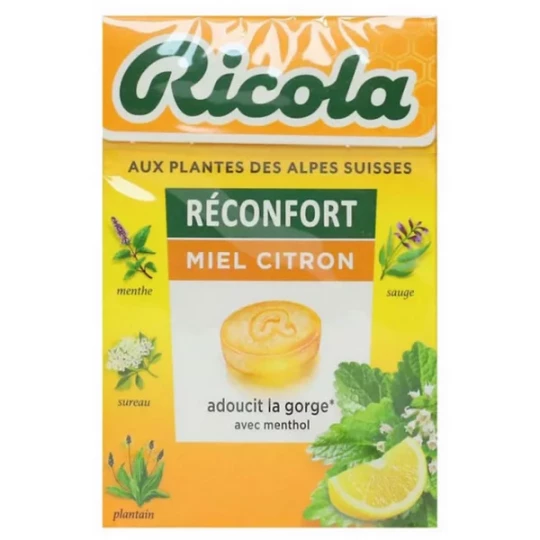 Ricola Reconfort Miel Citron 50 g