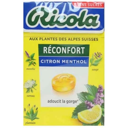 Ricola Réconfort Citron Menthol 50 g
