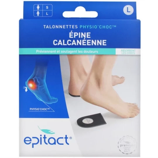 Epitact Talonnettes au Physio'choc Épine Calcanéenne Taille L