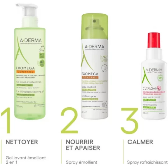 A-Derma Exomega Control Spray Émollient 200 ml - image 6