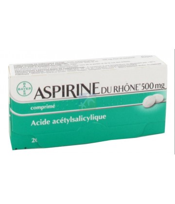 Aspirine du Rhône 500 mg x 20