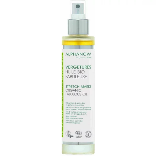 Alphanova Santé Huile Vergetures Fabuleuse Bio 100 ml