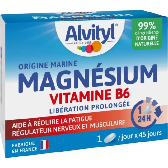Alvityl Magnésium Vitamine B6 Comprimés x 45