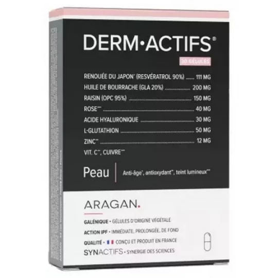 Aragan Synactifs DermActifs Gélules x 30