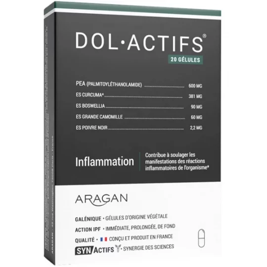 Aragan Synactifs DolActifs Gélules x 20