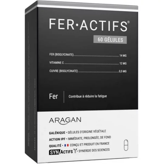 Aragan Synactifs FerActifs Gélules x 60