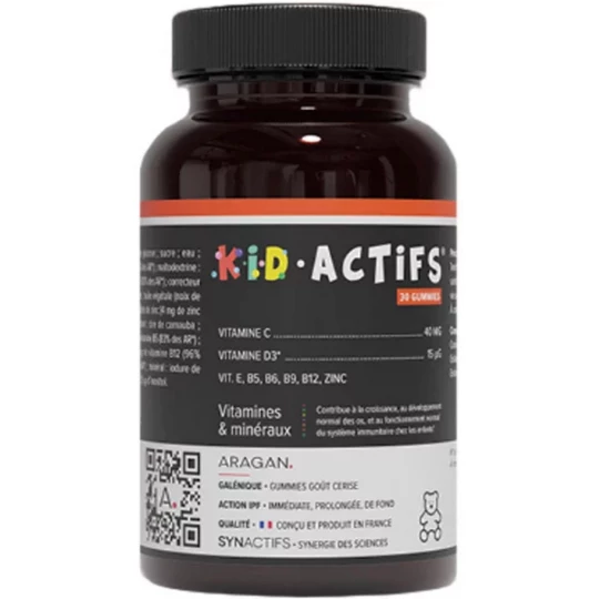 Aragan Synactifs KidActifs 3+ Gummies x 30
