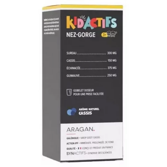 Aragan Synactifs KidActifs Sirop Nez-Gorge 125 ml