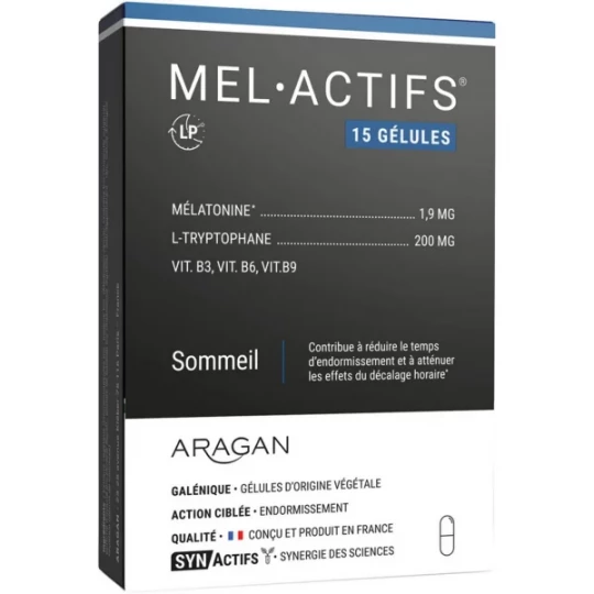 Aragan Synactifs MelActifs Gélules x 15