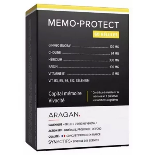 Aragan Synactifs MemoProtect Gélules x 60