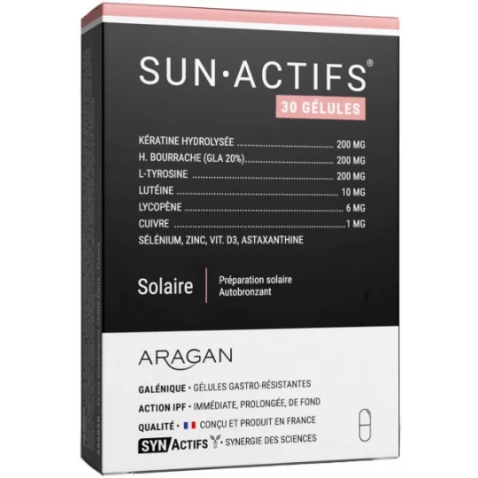 Aragan Synactifs SunActifs Gélules x 30