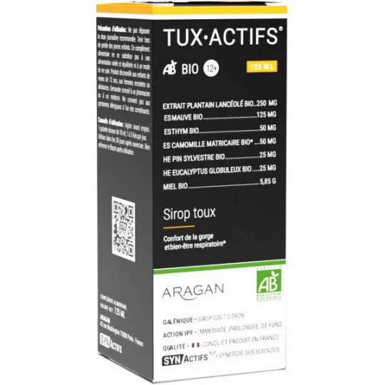 Aragan Synactifs TuxActifs Bio 125 ml