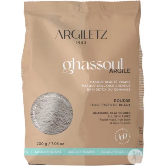 Argiletz Masque et Bain Argile Ghassoul 200 g