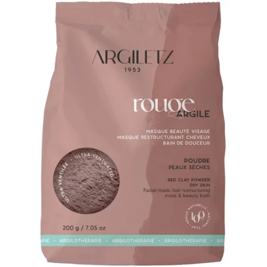 Argiletz Masque et Bain Argile Rouge 200 g