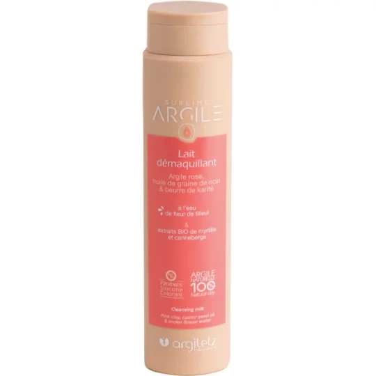 Argiletz Sublime Argile Lait Démaquillant 250 ml