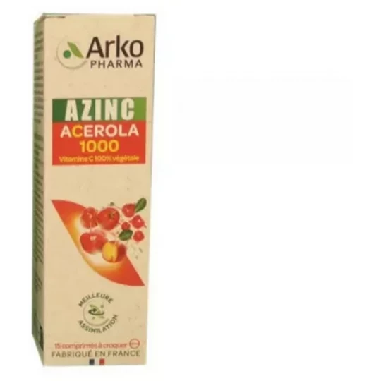 Arkopharma Azinc Acérola 1000 Comprimés à Croquer - image 3