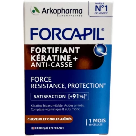 Arkopharma Forcapil Fortifiant Kératine+ Gélules x 60