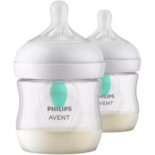 Avent Natural Response Biberons avec Valve AirFree 0 Mois et + 2 x 125 ml