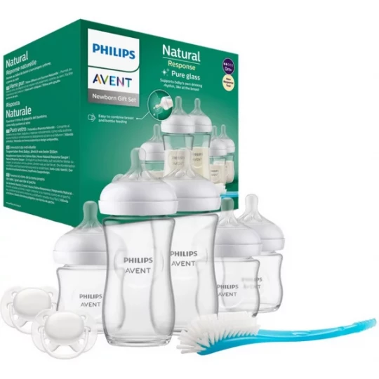 Avent Natural Response Kit Nouveau-Né Biberons Verre SCD879/11