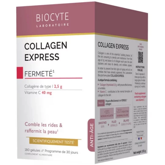 Biocyte Collagen Express Anti-Âge Fermeté Gélules x 180