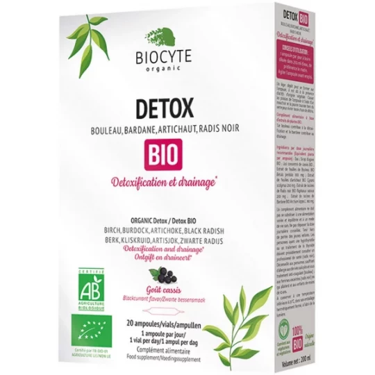 Biocyte Détox Bio Ampoules x 20