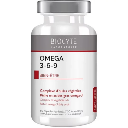 Biocyte Longevity Omega 3-6-9 Capsules x 60