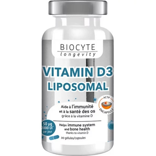 Biocyte Longevity Vitamin D3 Liposomal Gélules x 30