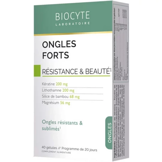 Biocyte Ongles Forts Gélules x 40