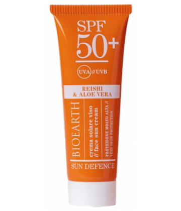 Bioearth Crème Solaire Visage SPF50+ 50 ml