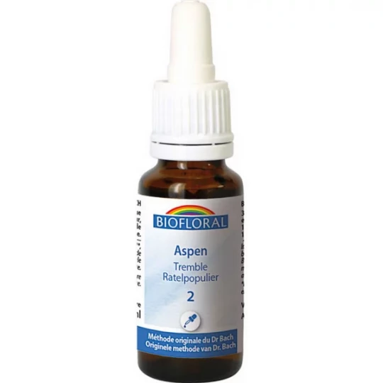 Biofloral Fleurs de Bach 02 Aspen Bio 20 ml
