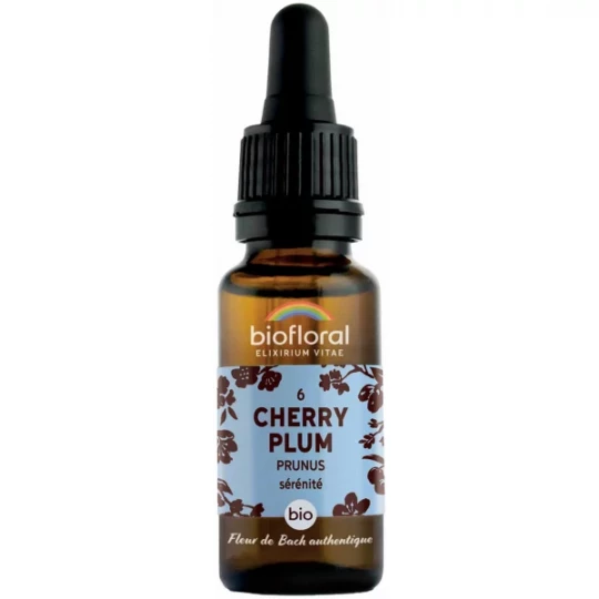 Biofloral Fleurs de Bach 06 Cherry Plum Bio 20 ml